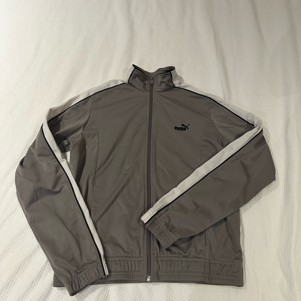 PUMA Gold Full-Zip Sweater